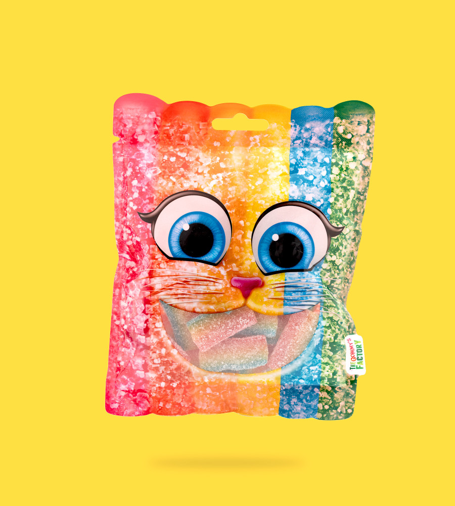 Mini lenguas de colores de The Gommy's Factory