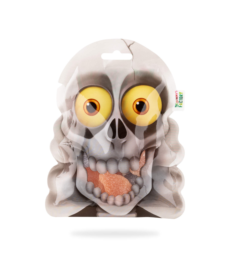 Gominolas en forma de calavera de Gommys Factory