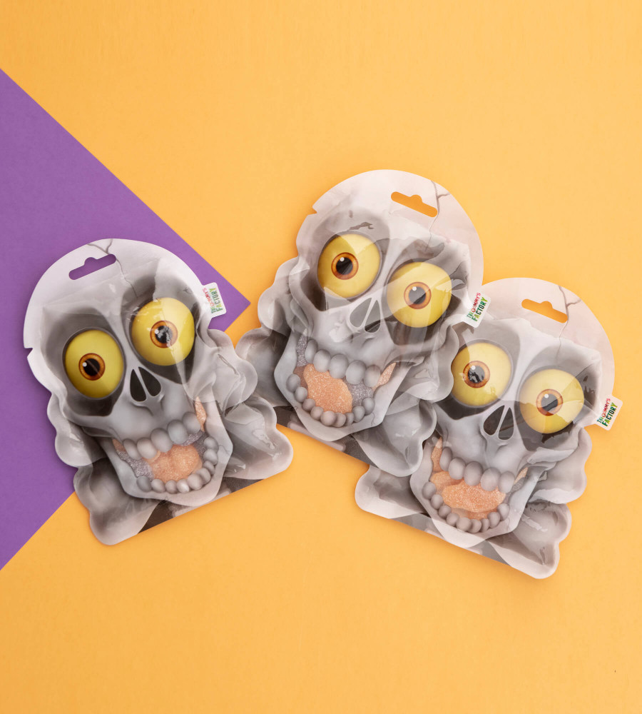 Gominolas en forma de calavera de Gommys Factory