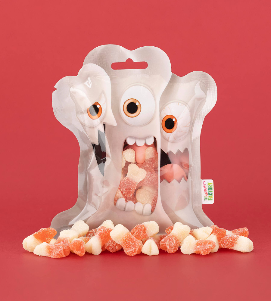 Gominolas en forma de huesos de Gommys Factory 2