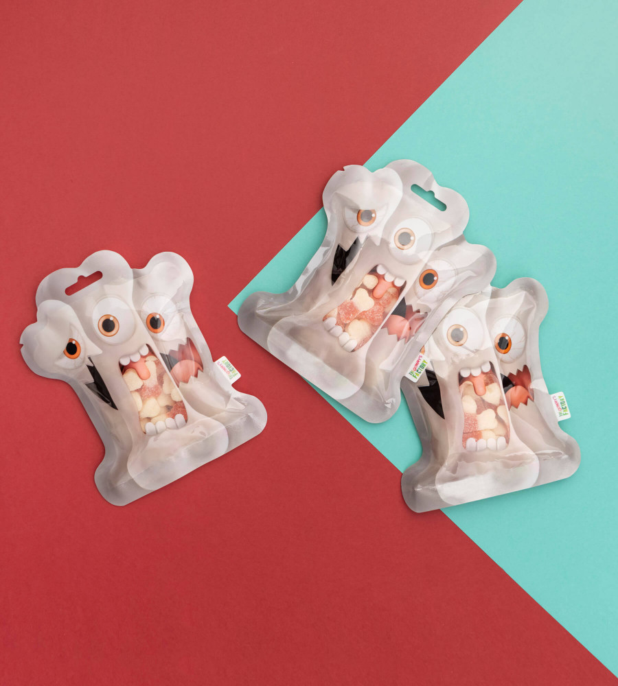 Gominolas en forma de huesos de Gommys Factory