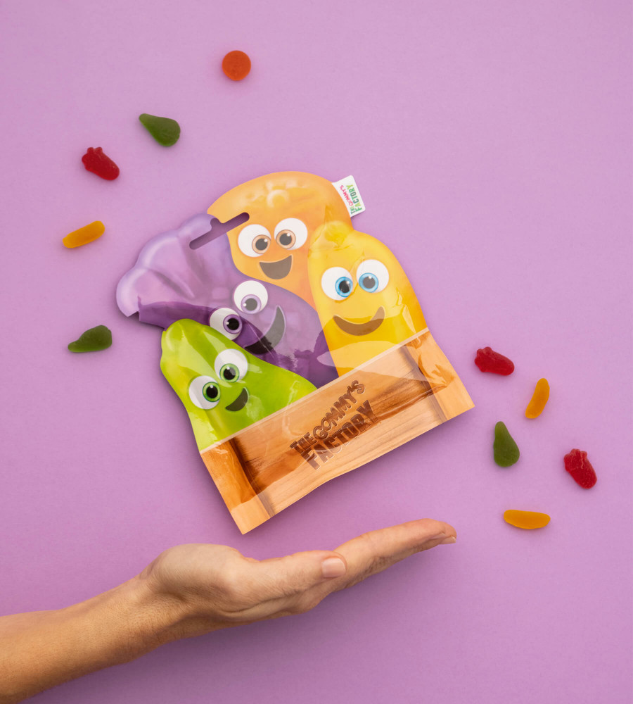Golosinas en forma de frutita de Gommys Factory 2