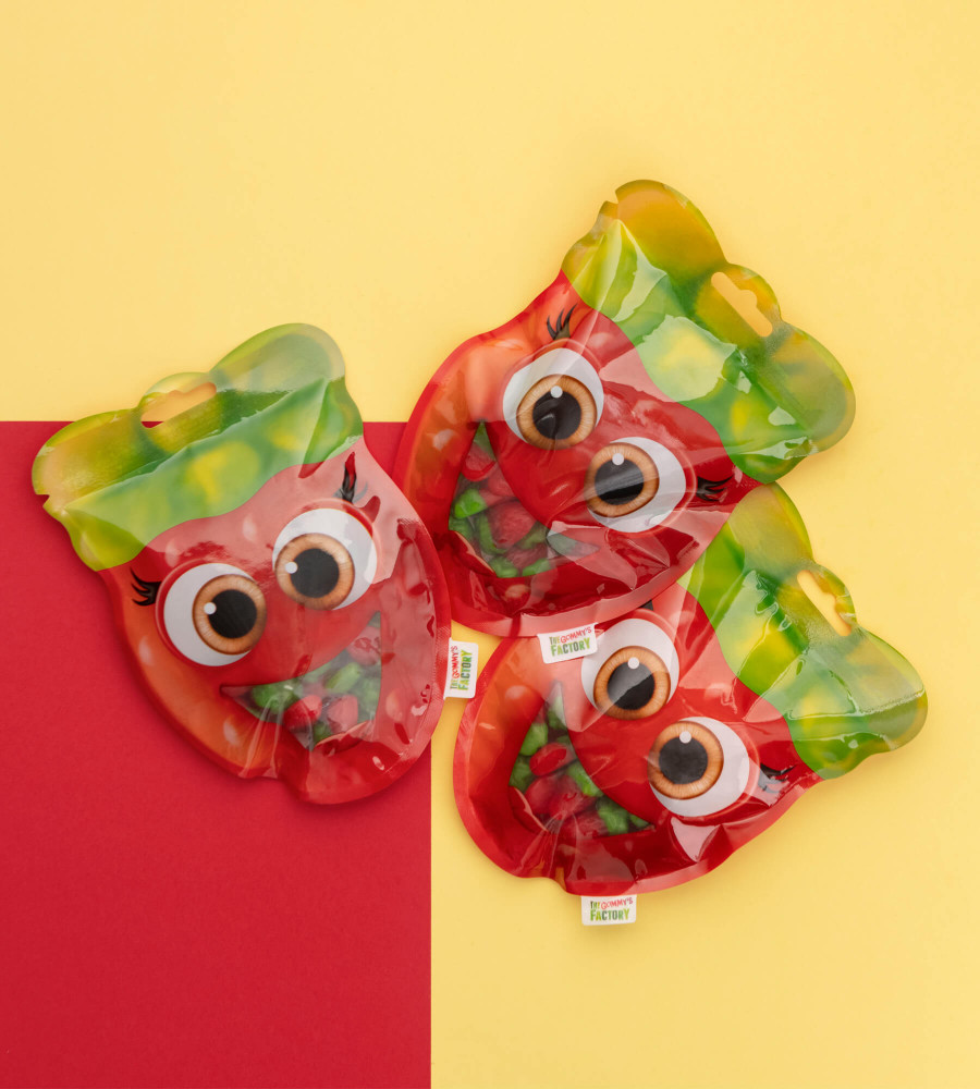 Gominolas de fresa de Gommys Factory